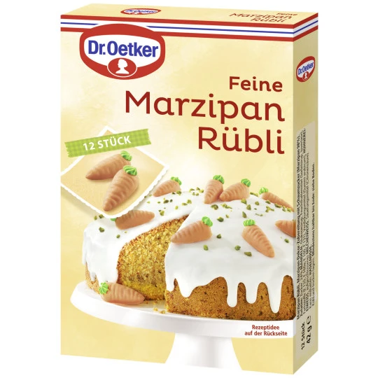 Dr. Oetker Feine Marzipan Rübli 42G 3 Dr. Oetker Feine Marzipan Rübli 42G