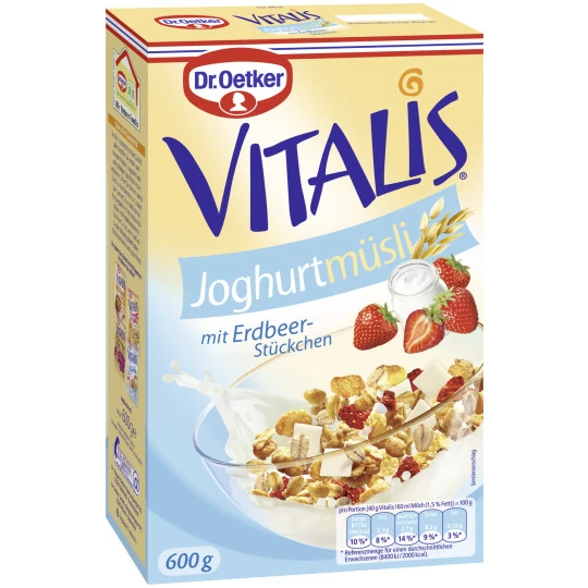 Dr. Oetker Vitalis Joghurt Müsli 600G 3 Dr. Oetker Vitalis Joghurt Müsli 600G