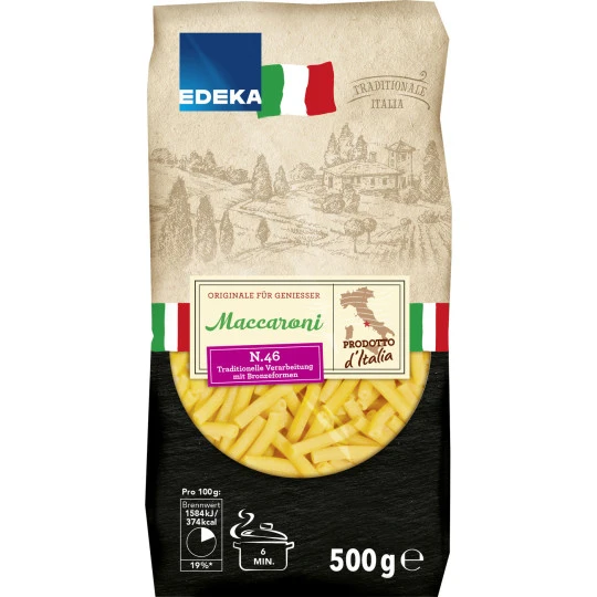 Italia Nudeln Maccaroni 500G 3 Italia Nudeln Maccaroni 500G