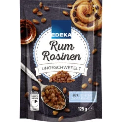 Rum Rosinen Ungeschwefelt 125G