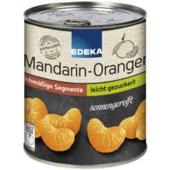 Mandarin-Orangen Leicht Gezuckert Große Dose 850G