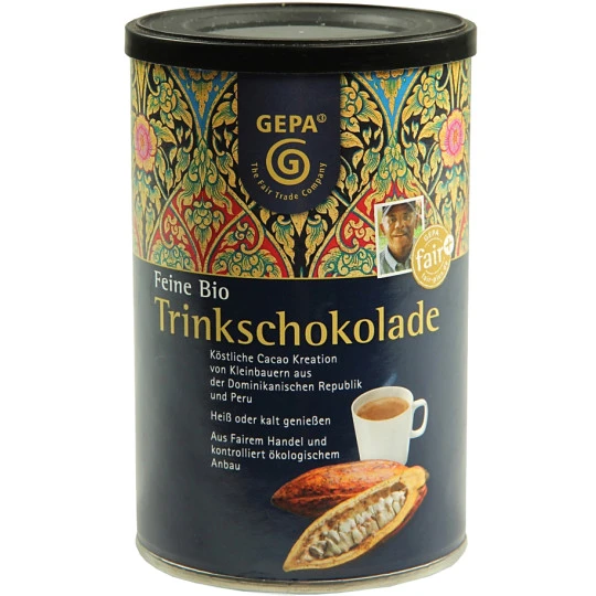 Fairtrade Bio Trinkschokolade 250G 3 Fairtrade Bio Trinkschokolade 250G