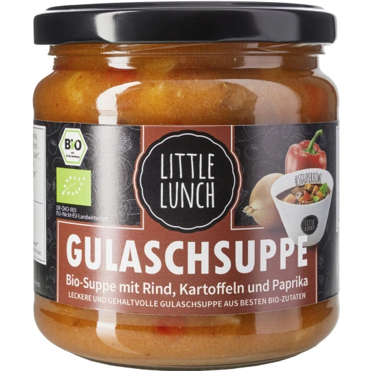 Lunch Bio Gulaschsuppe 350ML 3 Lunch Bio Gulaschsuppe 350ML
