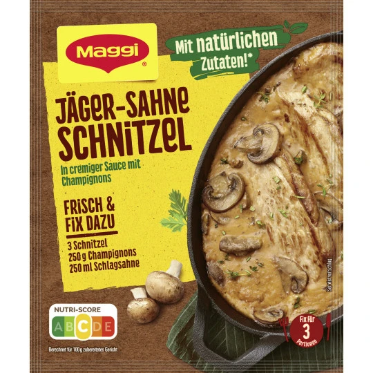 Fix Jäger Sahne Schnitzel 27G 3 Fix Jäger Sahne Schnitzel 27G