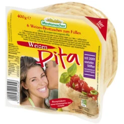 Pita Brottaschen Weizen 400G