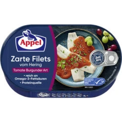 Zarte Heringsfilets Tomate Burgunder Art 200G