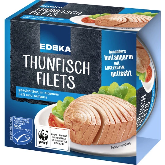 Thunfischfilets In Eigenem Saft Und Aufguss 185G 3 Thunfischfilets In Eigenem Saft Und Aufguss 185G