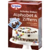 Dr. Oetker Schoko Dekor Alphabet & Ziffern 58G 1 Dr. Oetker Schoko Dekor Alphabet & Ziffern 58G -Genuss Markt Verkauf oeschoko abc uziff58g