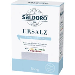 Urmeer Salz Mit Jod, Fluorid & Folsäure 600G